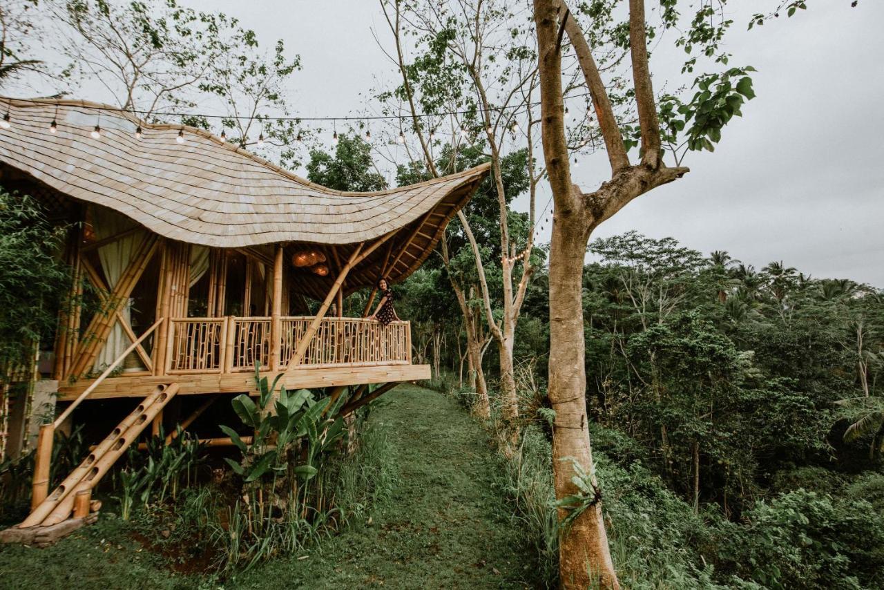 Bird Hills Bamboo House Karangasem Exterior foto