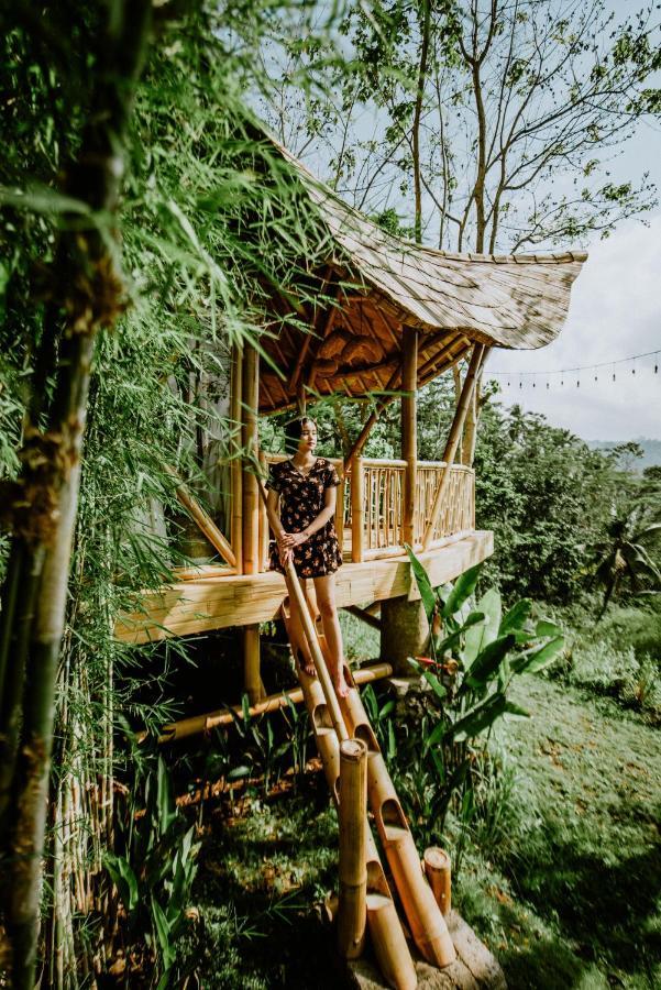 Bird Hills Bamboo House Karangasem Exterior foto