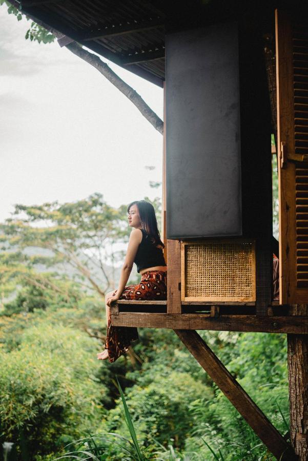 Bird Hills Bamboo House Karangasem Exterior foto