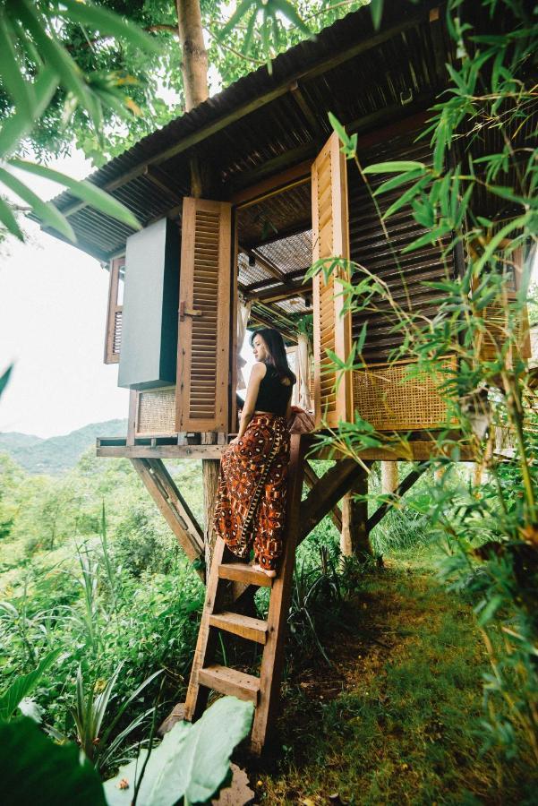 Bird Hills Bamboo House Karangasem Exterior foto