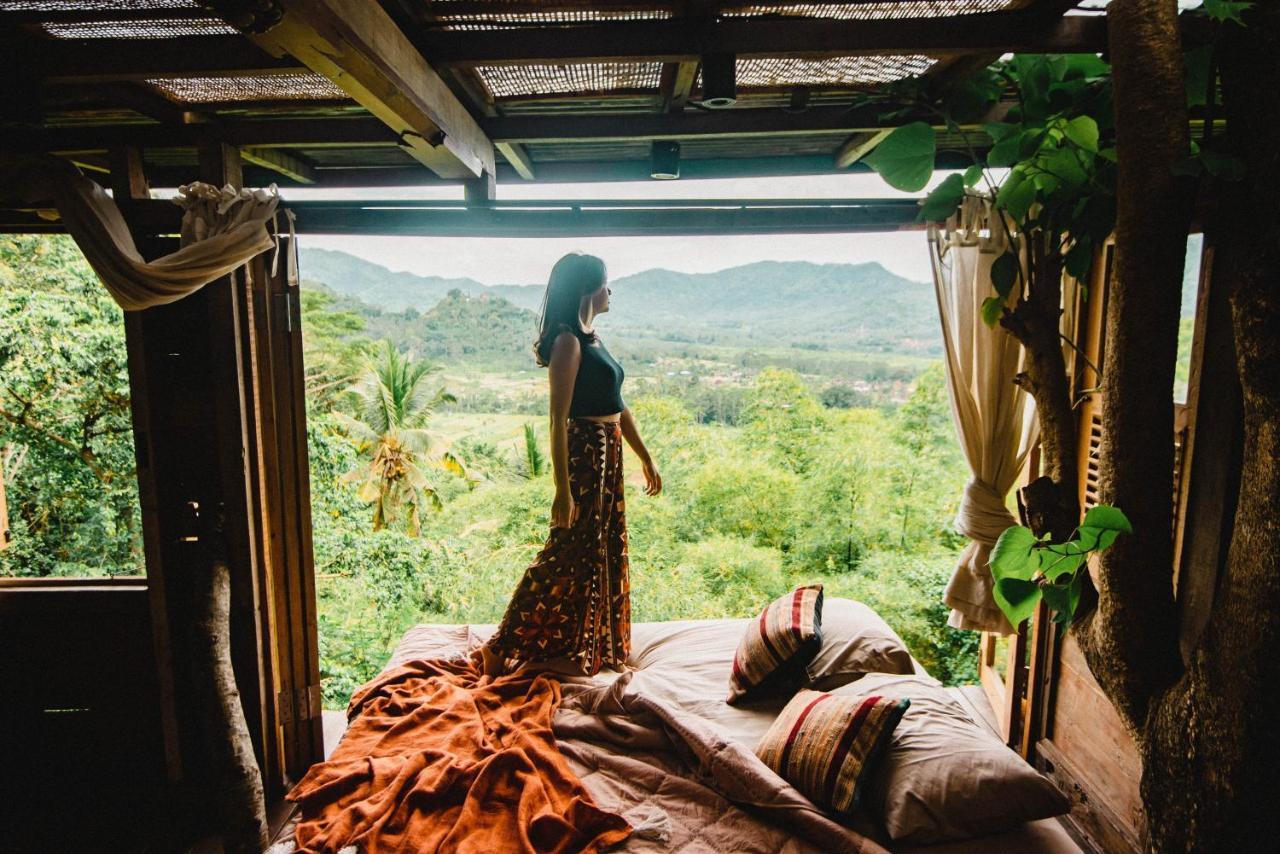 Bird Hills Bamboo House Karangasem Exterior foto