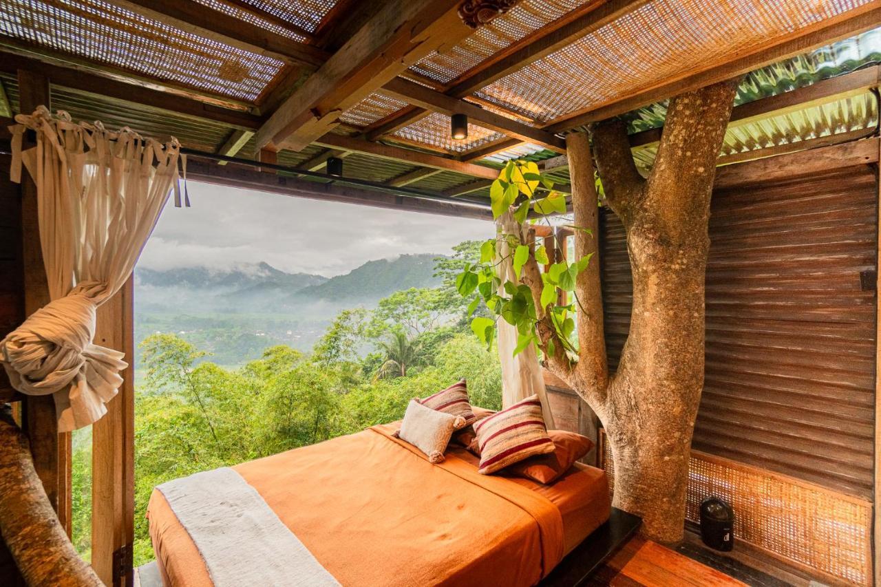 Bird Hills Bamboo House Karangasem Exterior foto