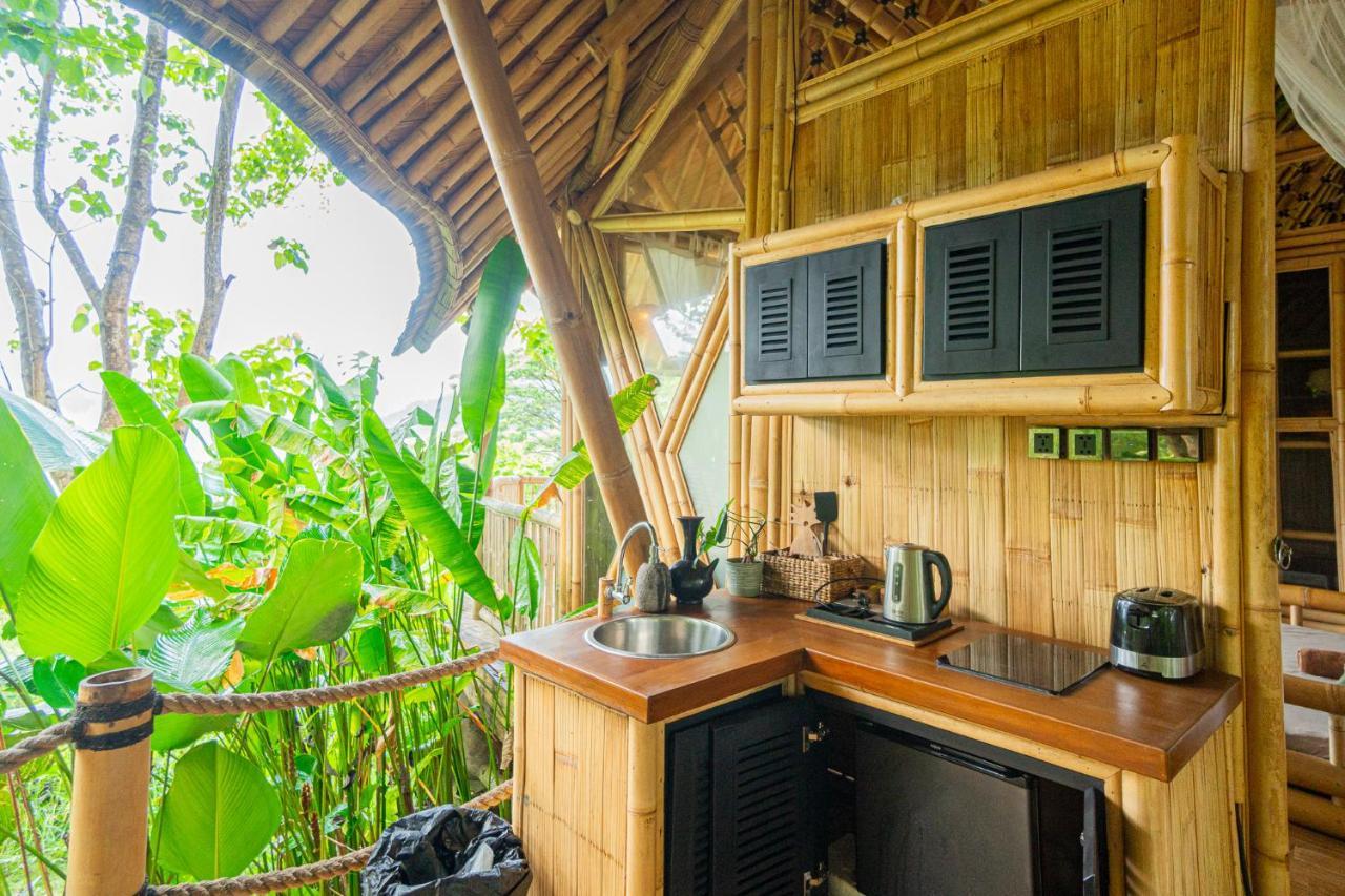 Bird Hills Bamboo House Karangasem Exterior foto