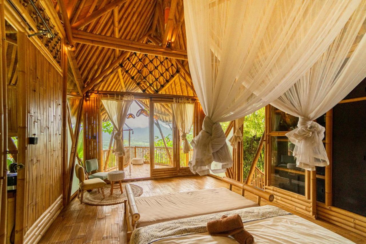 Bird Hills Bamboo House Karangasem Exterior foto