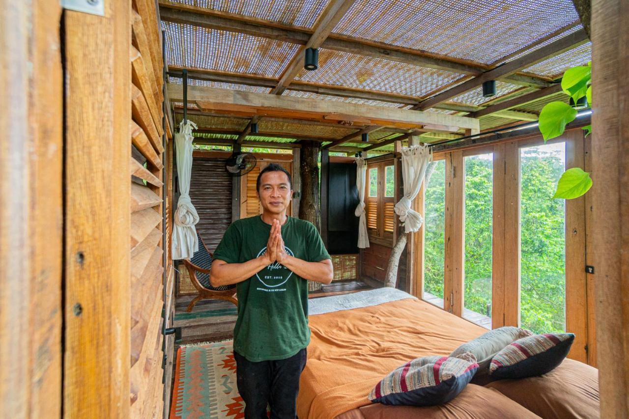 Bird Hills Bamboo House Karangasem Exterior foto