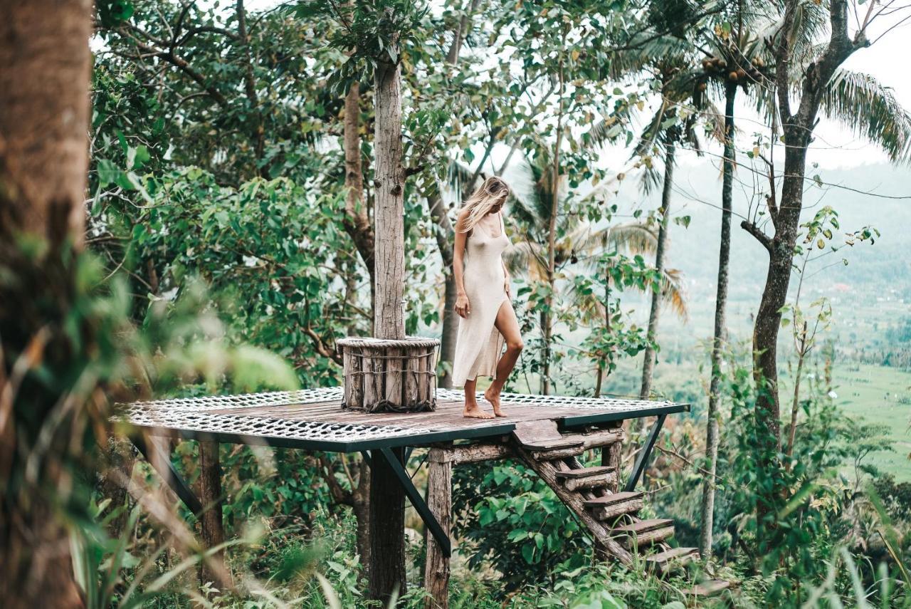 Bird Hills Bamboo House Karangasem Exterior foto