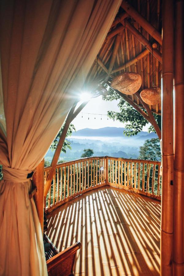 Bird Hills Bamboo House Karangasem Exterior foto