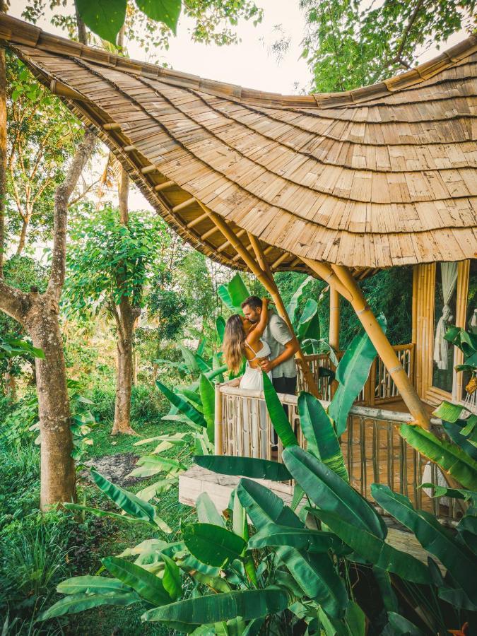 Bird Hills Bamboo House Karangasem Exterior foto